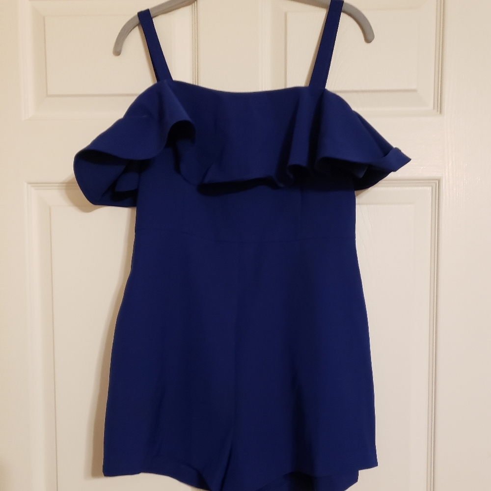 Royal blue romper